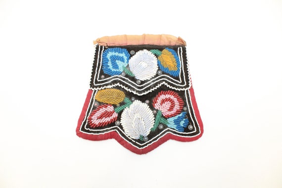 Antique Iroquois Native American Indian beadwork … - image 2