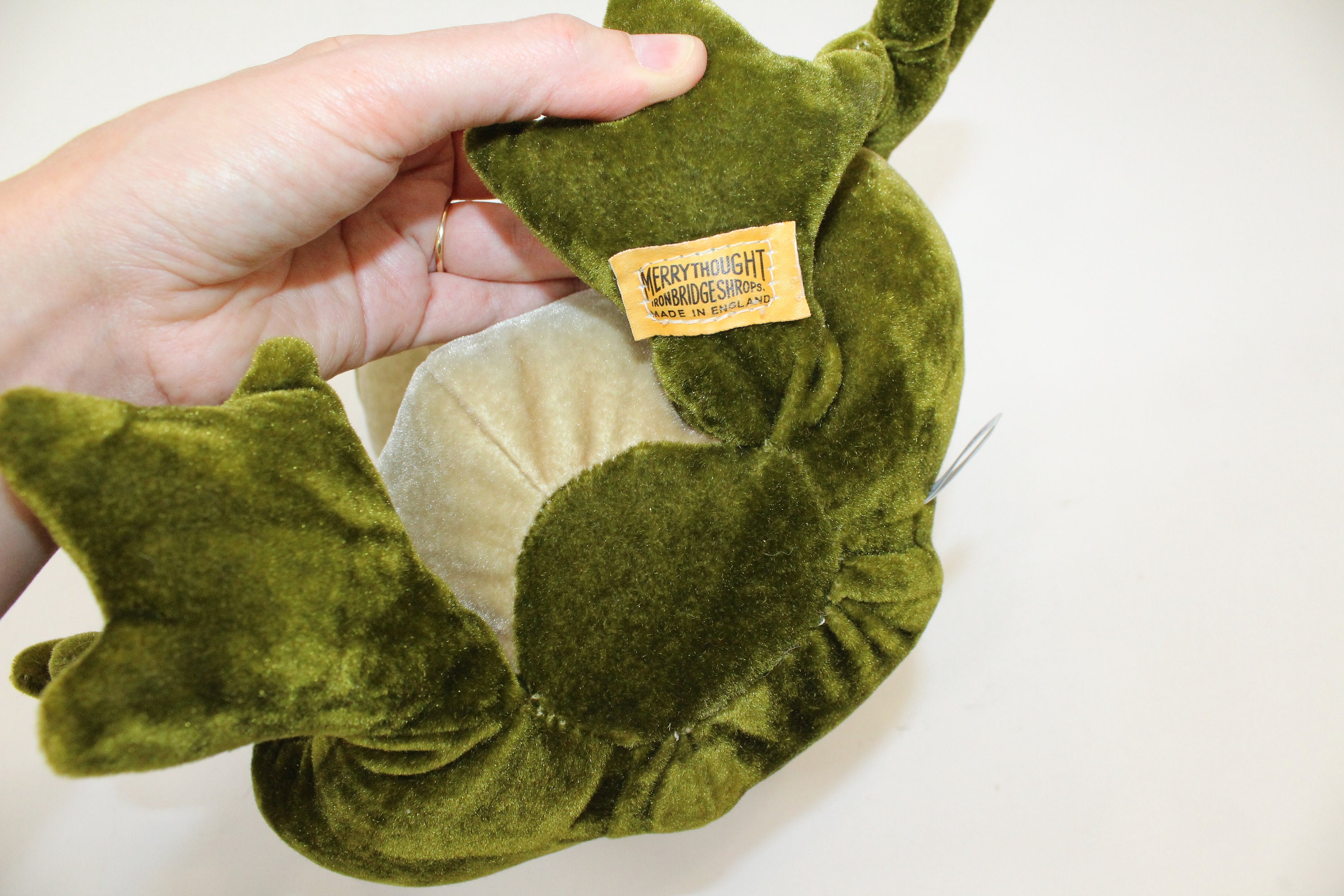Vintage Merrythought Velvet Frog Soft Toy Collectable - Etsy