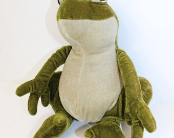 Vintage Merrythought Velvet Frog Soft Toy Collectable - Etsy
