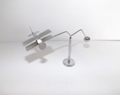 Vintage kinetic balance balancing sculpture desk toy aeroplane plane flying quirky