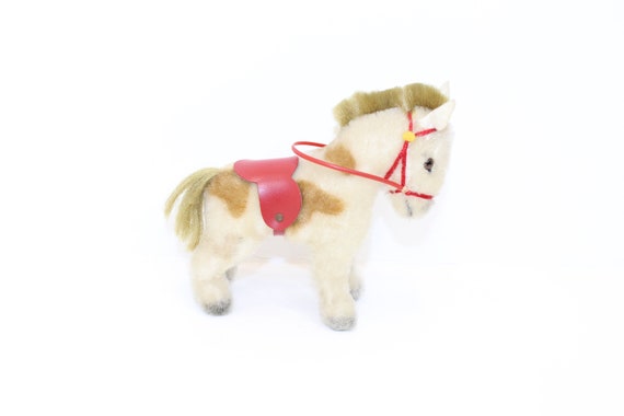 ヴィンテージ シュタイフ 馬 ポニー モヘア ぬいぐるみ コレクター