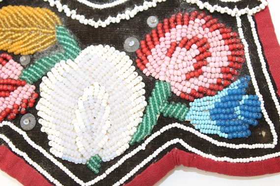 Antique Iroquois Native American Indian beadwork … - image 8