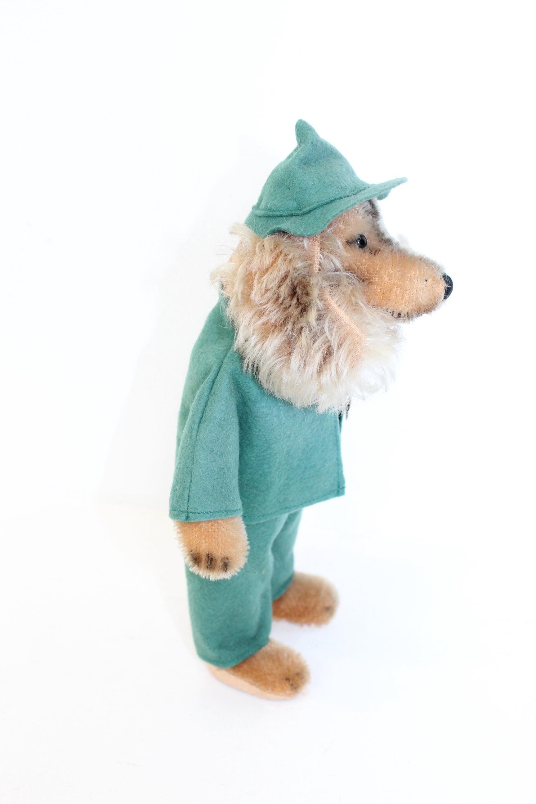 Vintage Steiff Waldili Dachshund Hunter Dog Soft Toy With
