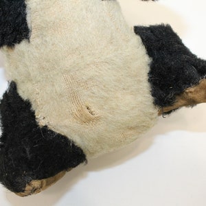 Peluche panda en mohair défraîchie vintage des années 1930 ours en peluche peut-être tôt Merrythought image 4