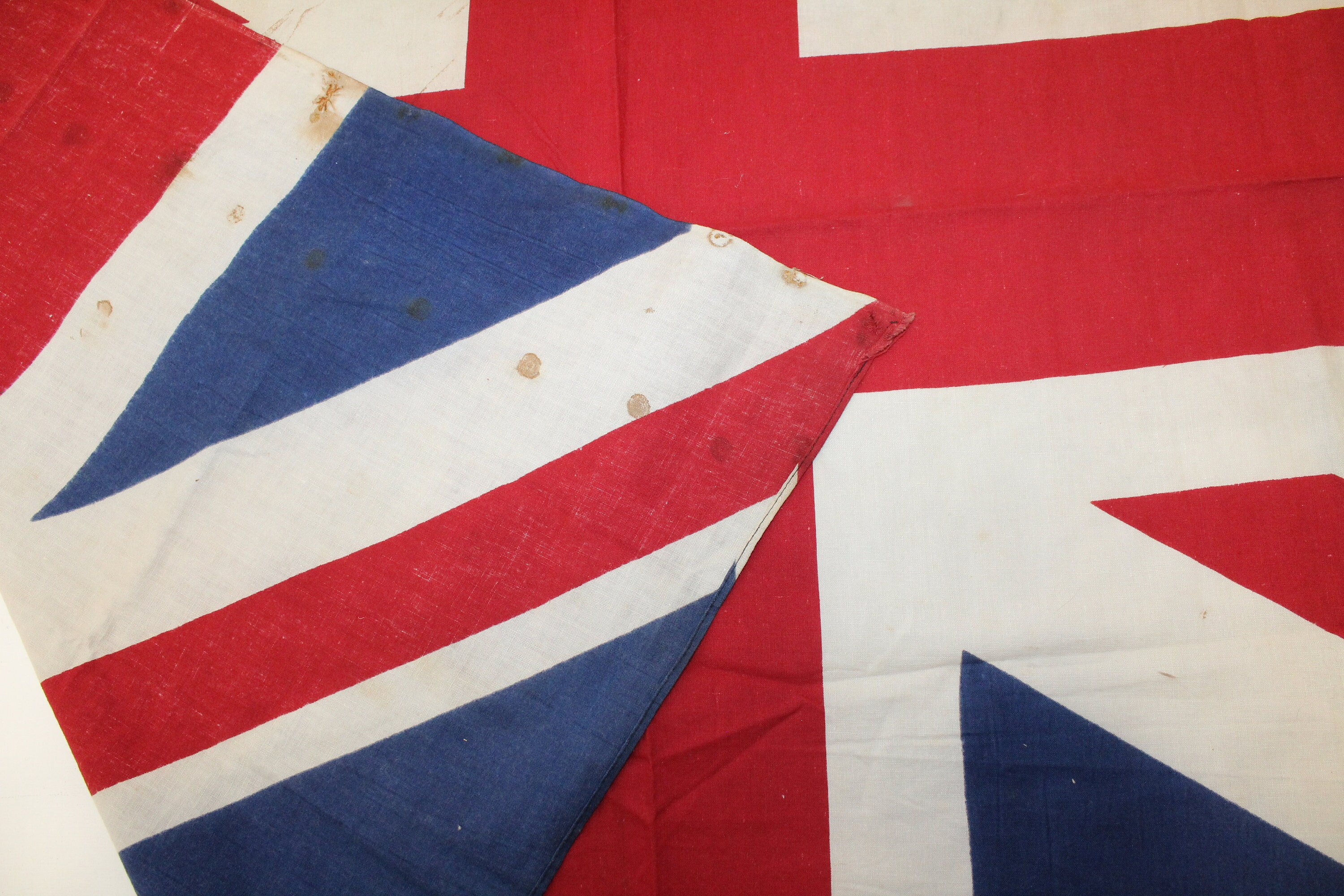 Vintage 1930s 1940s WW2 Large British Union Jack Flag Banner