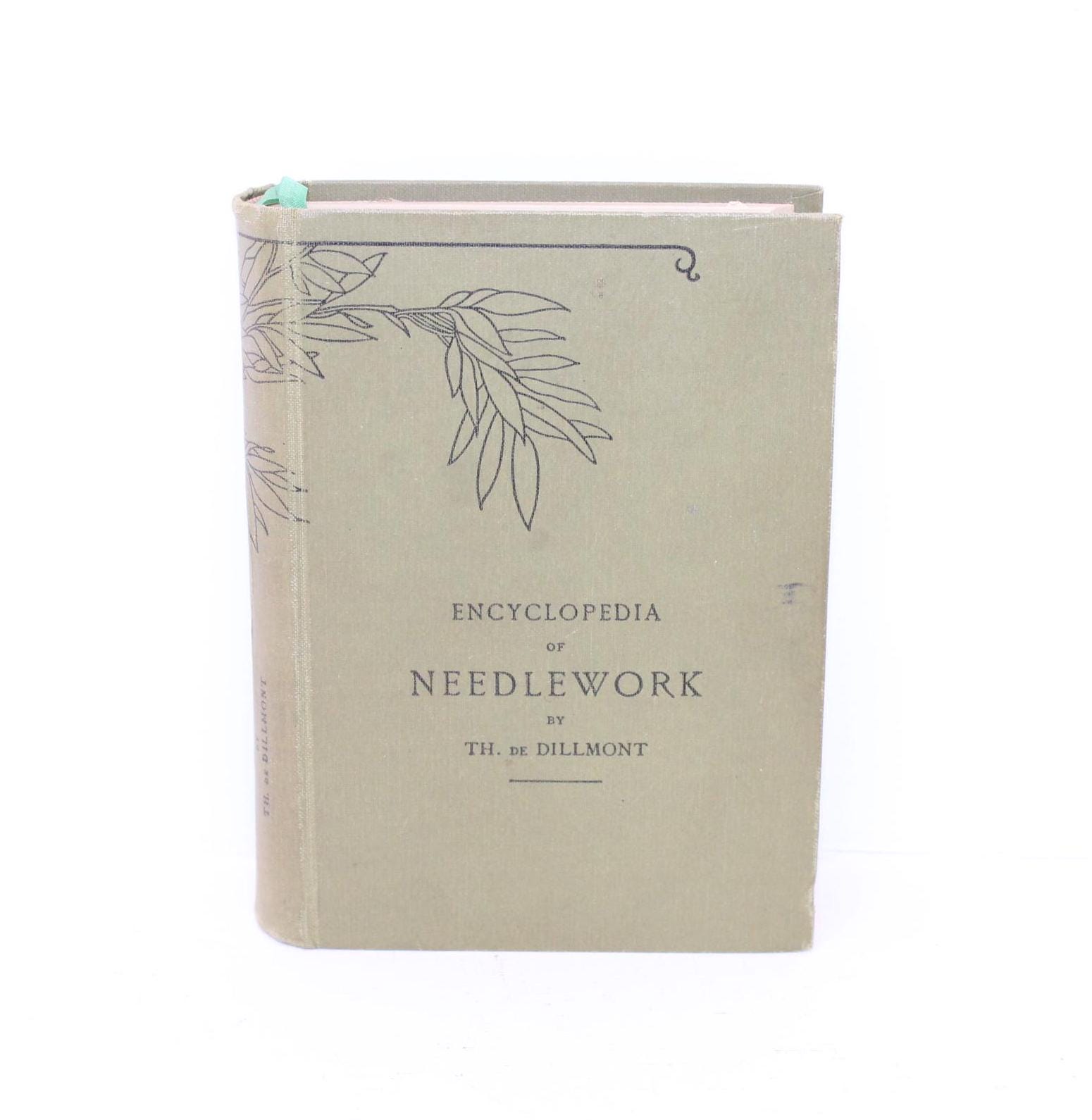 Antique 1920s Encyclopedia of Needlework Book Th. De Dillmont