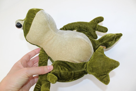 Vintage Merrythought Velvet Frog Soft Toy Collectable - Etsy