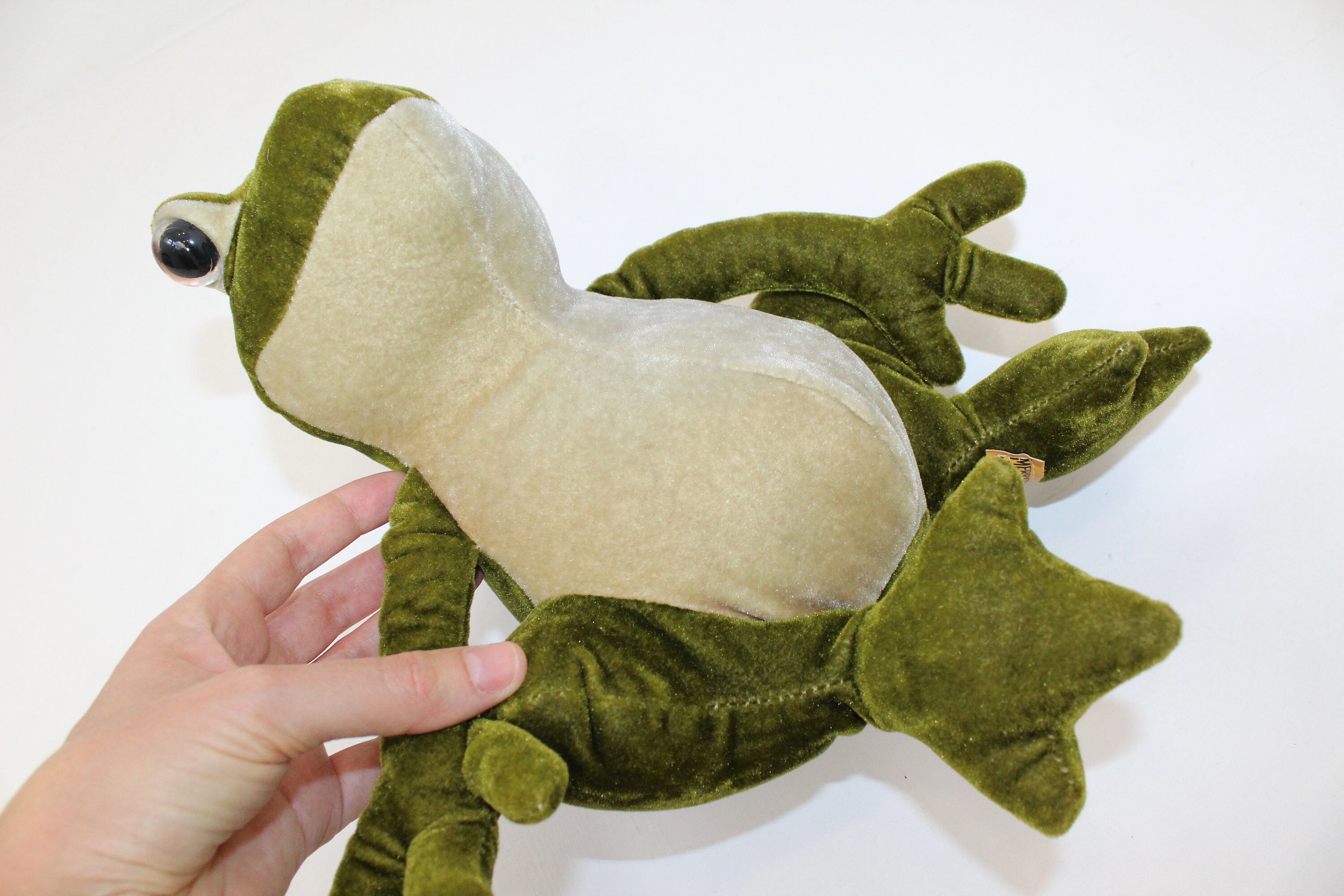 Vintage Merrythought Velvet Frog Soft Toy Collectable - Etsy
