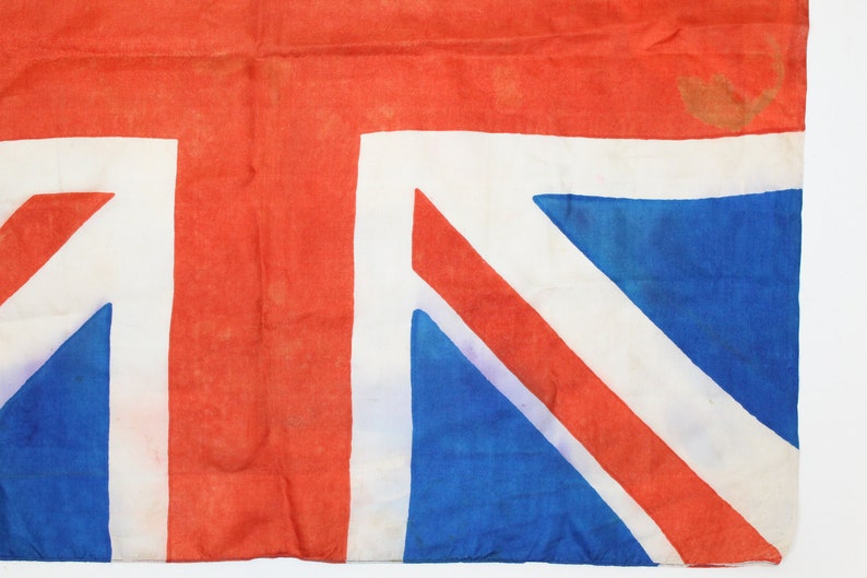 Antique WW1 silk Union Jack flag British English flag banner | Etsy