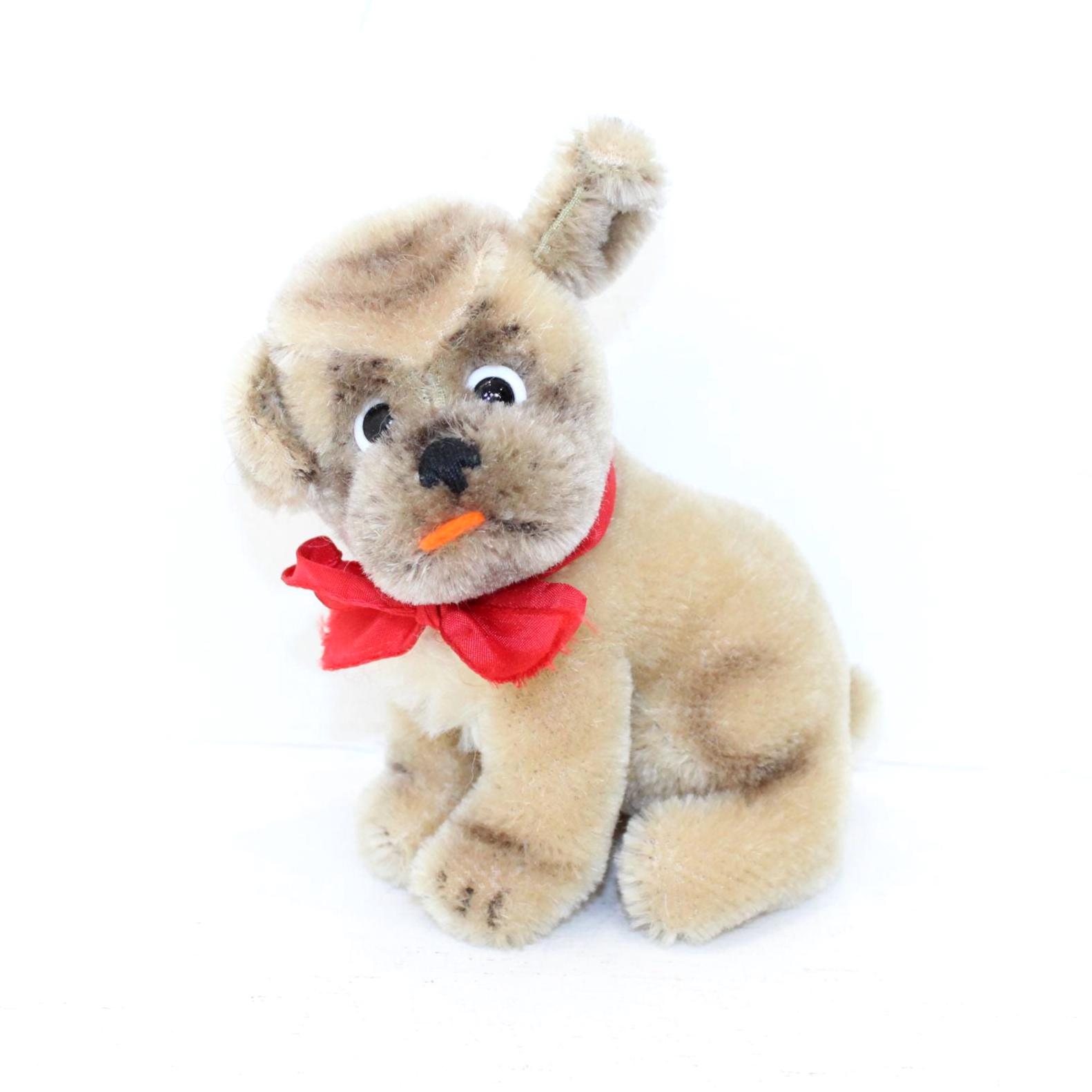 Vintage Steiff Dog Pug Mopsy Mohair Soft Toy With Button in Ear - Etsy
