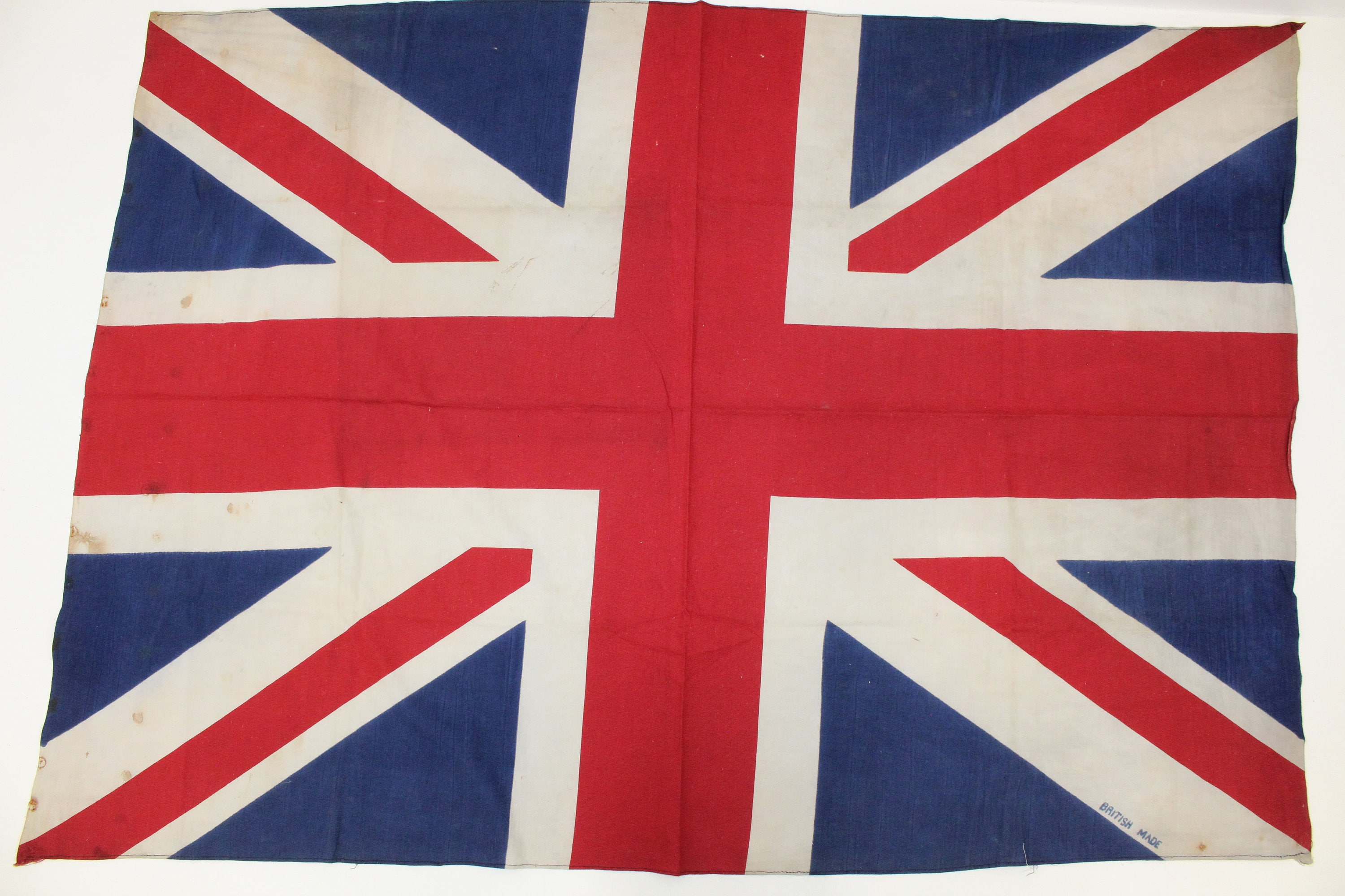 レア！20's～30’s 実物イギリスアンティーク軍関連旗フラッグ英国ミリタリー Vintage 1930s 1940s WW2 Large British Union Jack Flag Banner