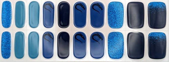 Semi-Cured Gel Wraps, UV Nail Wraps,Geeky, Tech, Linux design Zero Day Diva