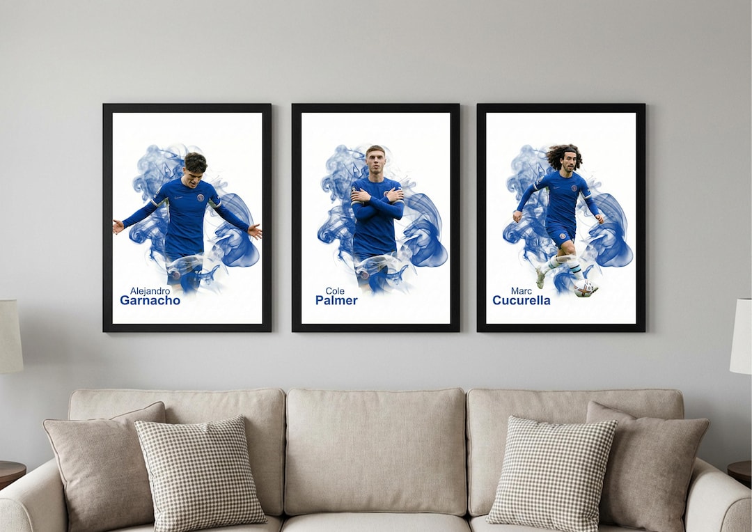 Chelsea Football Wall Art Photo Print Framed Choice of 8 Home Decor A3 ...