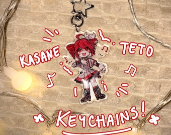 Kasane Teto Keychain!