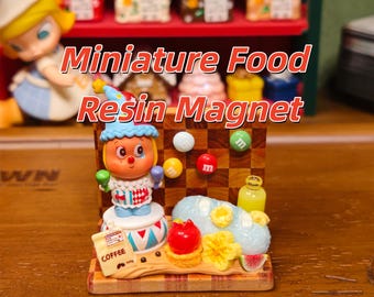 Retro Bakery Star People Fridge Magnet | Healing Kitchen Decor