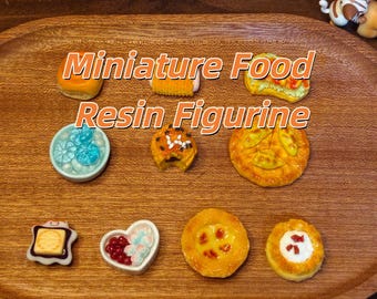 Miniatuur harsvoedselset, blinde zakverrassing bakkerij, doe-het-zelf bedels