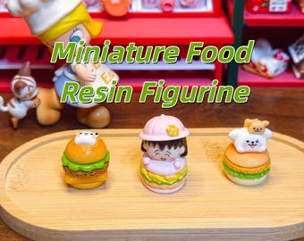 Miniature Resin Food Set | Kawaii Baking, Fridge Magnet DIY
