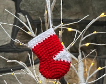 Mini stocking crochet pattern