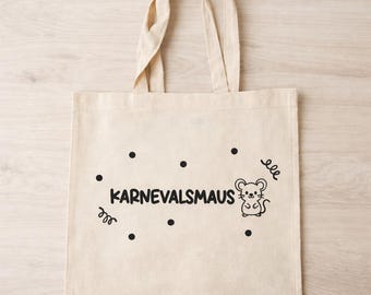 Bolsa de yute personalizada para carnaval con nombre | Bolsa Alaaf | Bolsa de regalo para carnaval