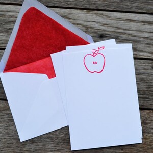 Red Delicious Apple Note Cards image 3