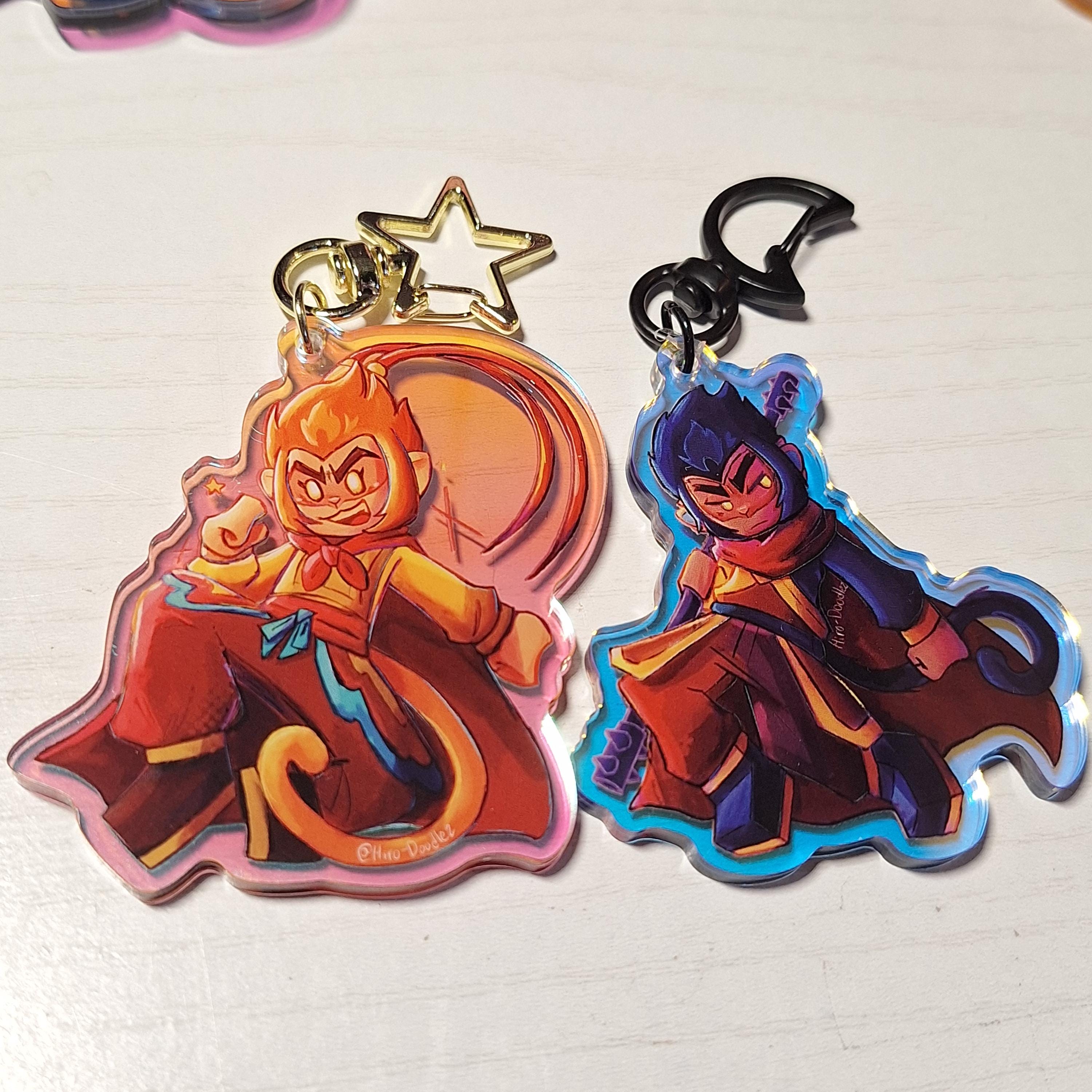 LMK Monkie Kid Keychains- Sun Wukong, Six Eared Macaque, Monkey