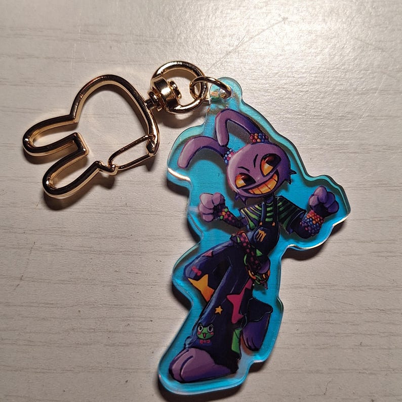 Scene-ish TADC Holographic Keychains!!! Pomni, Jax, Ragatha, Kinger ...
