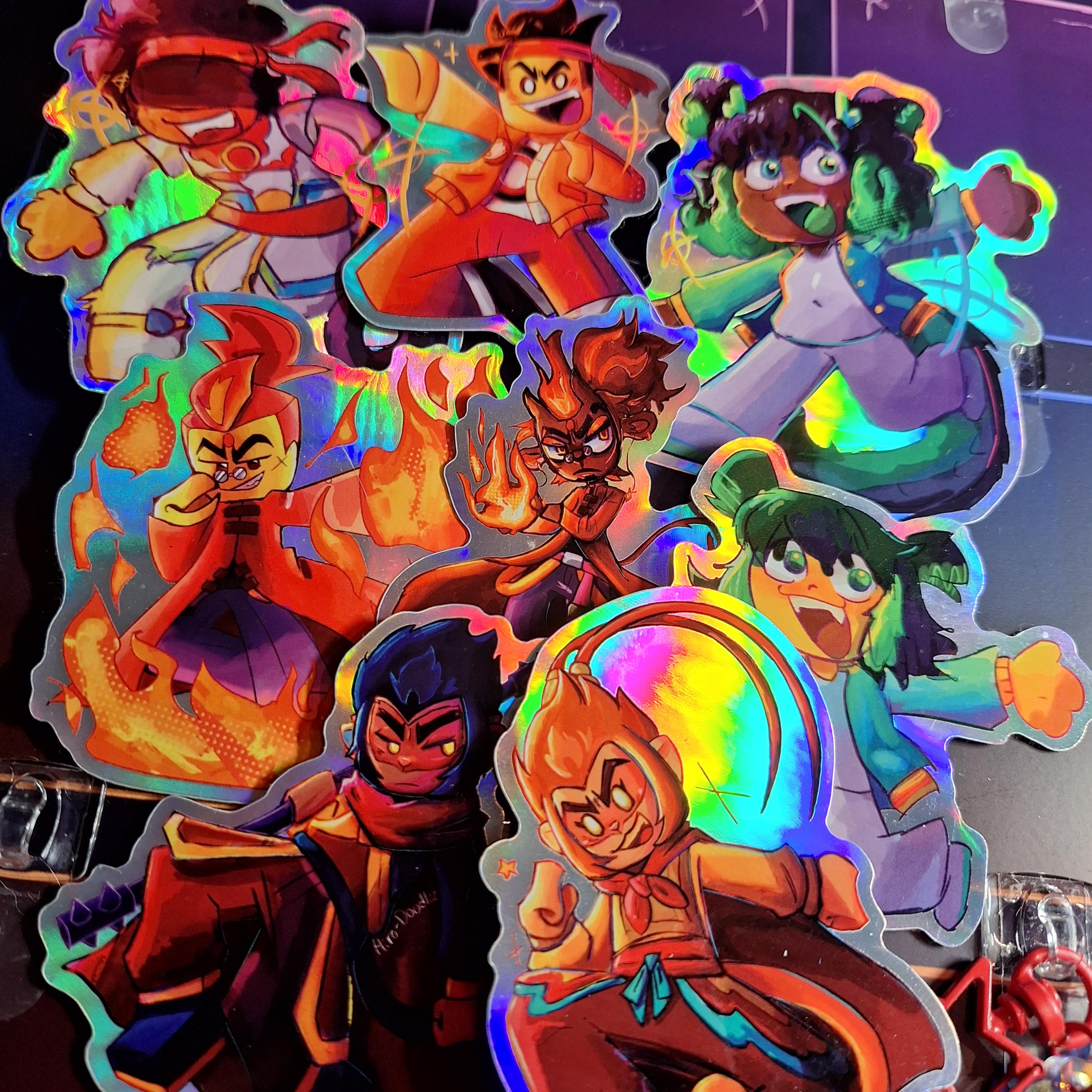 LMK- Monkie Kid Holographic Stickers! Mk, Mei, Red Son, Sun Wukong