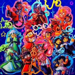 Monkie Kid Holographische Acryl Schlüsselanhänger, Charge 3!