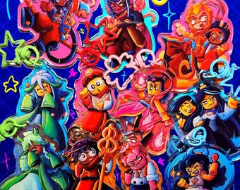 Holograficzne akrylowe breloki Monkie Kid, partia 3!