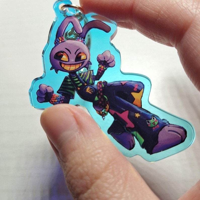Scene-ish TADC Holographic Keychains!!! Pomni, Jax, Ragatha, Kinger ...