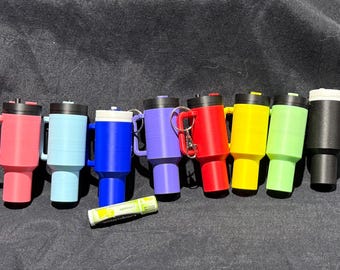 Tumbler-Inspired Chapstick Holder • Cup Handle Lip Balm Holder • 3D Printed Lip Balm Accessory • Gift for Tumbler Lovers