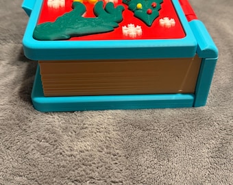 Grinch Inspired Green Character & Dog 3D Printed Christmas Decor Book