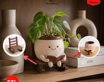 ヴィンテージの籐製椅子／植木鉢ホルダー - Etsy 日本