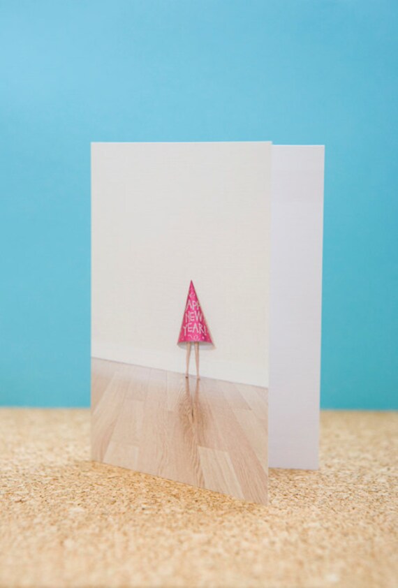 Meljen resist yep Items similar to HAPPY NEW YEAR Greeting Card on Etsy