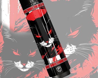 Preorder Wild Instinct Cat Carbon Fiber Pool Cue Dark Predator Urban Graphics Low Deflection Gift