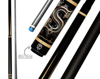 Preorder Custom A–Z Billiard Cue | Personalized Design Pool Cue | Made to Order Gift