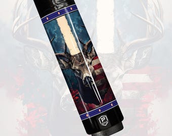 Preorder Majestic Buck Carbon Fiber Pool Cue – USA Wildlife Edition | Professional Instinct Performance Stick