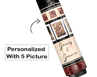 Preorder Personalized Photo Playing Card Carbon Fiber Pool Cue