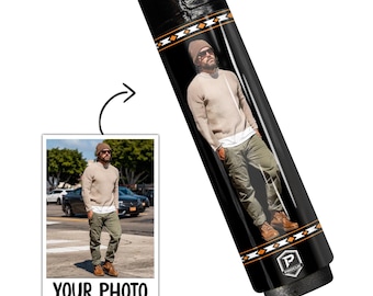 Preorder Custom Photo Carbon Fiber Pool Cue – Your Picture on Cue Stick
