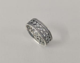 Pandora Ring Vintage Fascination Ring Clear CZ