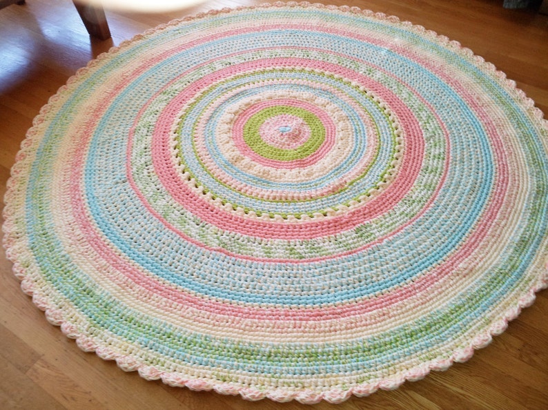 Large Custom Made Laurie's Perfect Pastel Nursery Rug Etsy