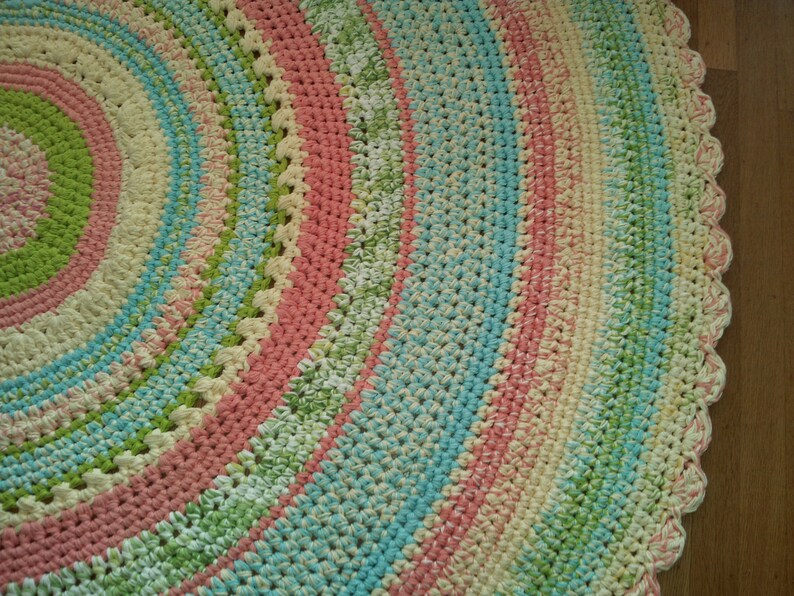 Large Custom Made Laurie's Perfect Pastel Nursery Rug Etsy