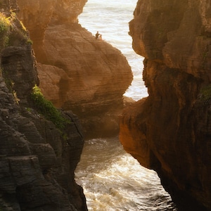 Chimney Pot at Punakaiki Pancake Rocks Print | Travel Photography | Digital Download