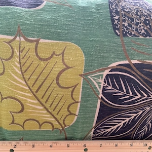 Fabulous 1950s Barkcloth Curtains - 7 Panels