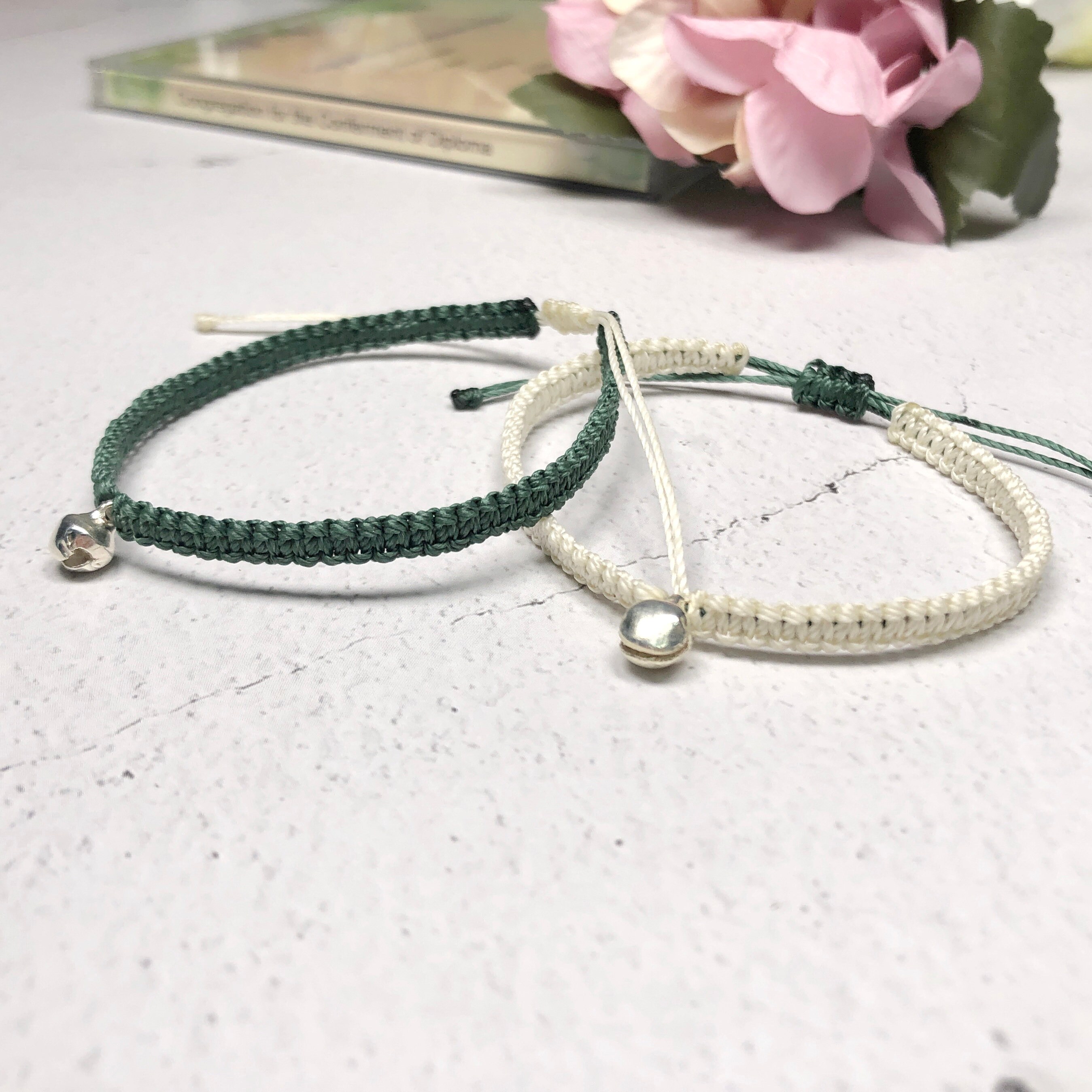 925 Sterling Silver String Bracelet Silver Bracelet Etsy