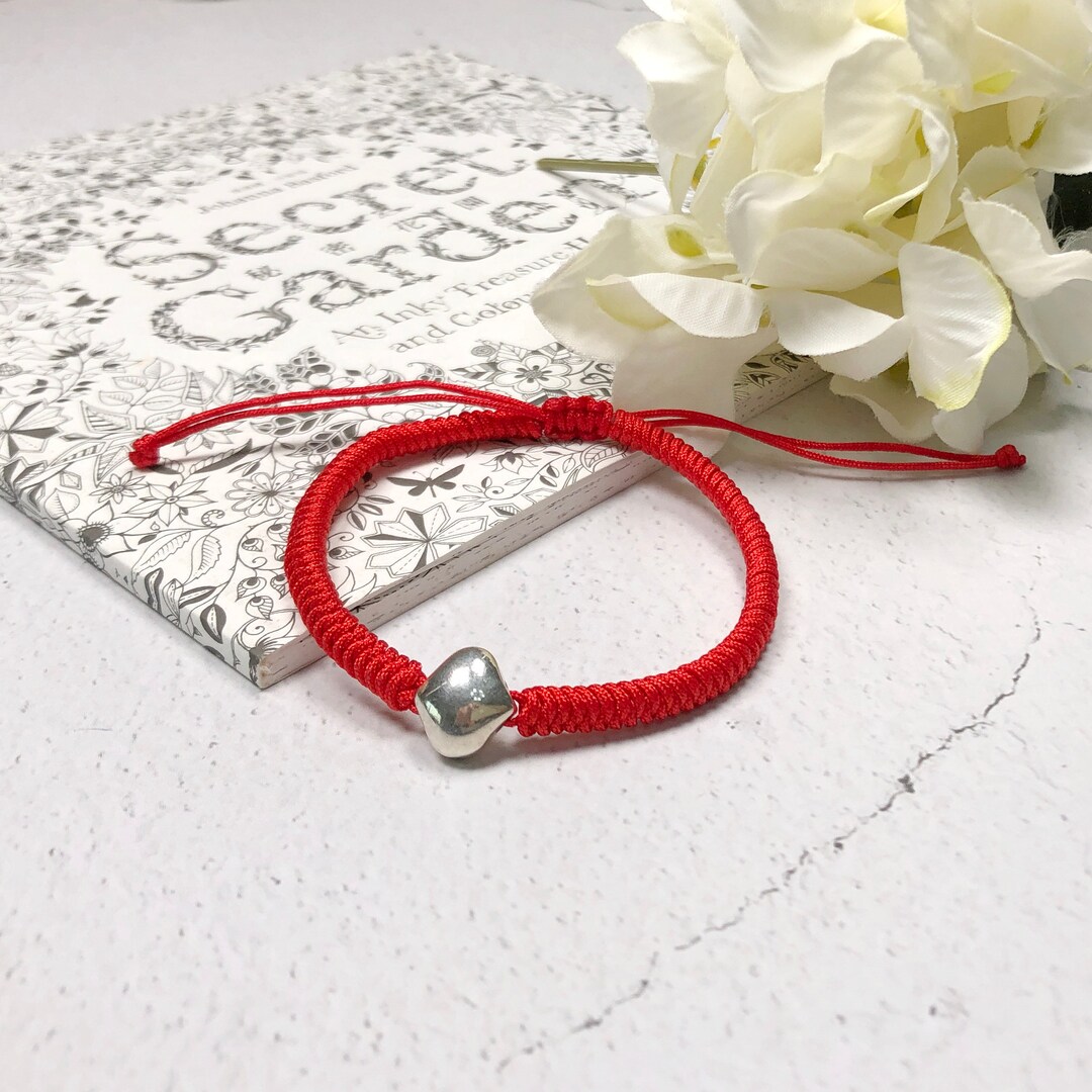 Sterling Silver String Bracelet Silver String Bracelet Fate Etsy