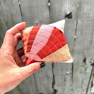 Gestepptes Lavendelkissen, Handgefertigtes Lavendelkissen #138