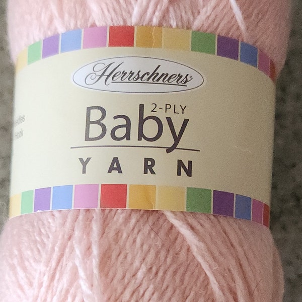 Herrschners 2 ply Baby Yarn 4 different colors 2 oz. skeins