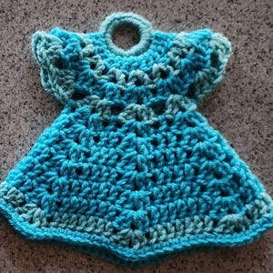 crochet doll dress potholder pattern Helenmay Crochet Hotpad Potholder Dresses  Helenmay Crochet You Tube  Channel