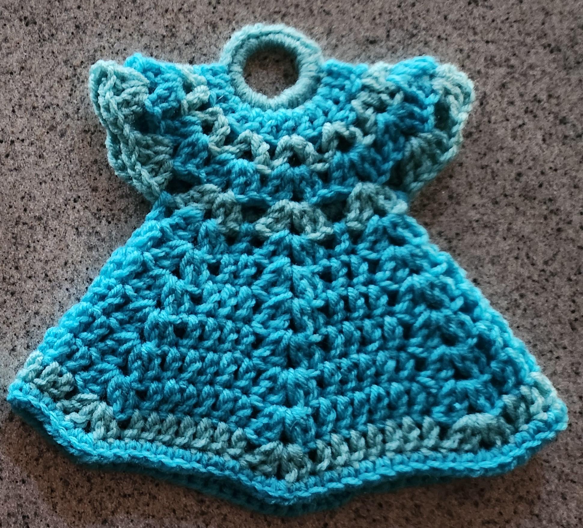 Handmade Crochet Doll Dress Potholders - Etsy Handmade Crochet Doll Dress Potholders - Etsy